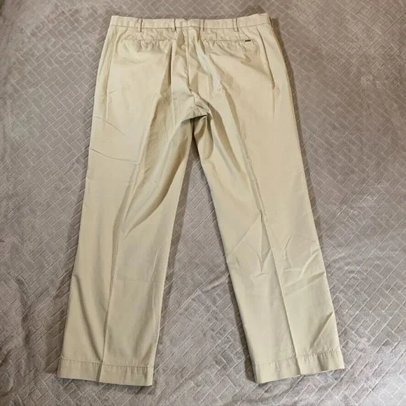 Polo Ralph Lauren Mens 38 Khaki Dress Pants Beige Classic Fit Straight Prep Golf - Picture 7 of 11